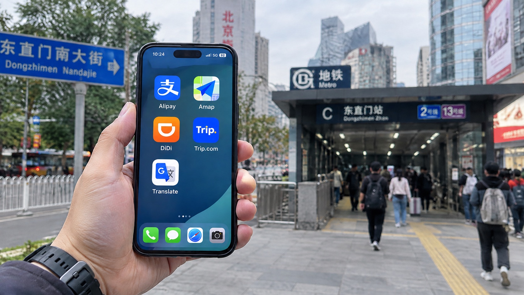 Aplicaciones móviles para preparar un viaje a China