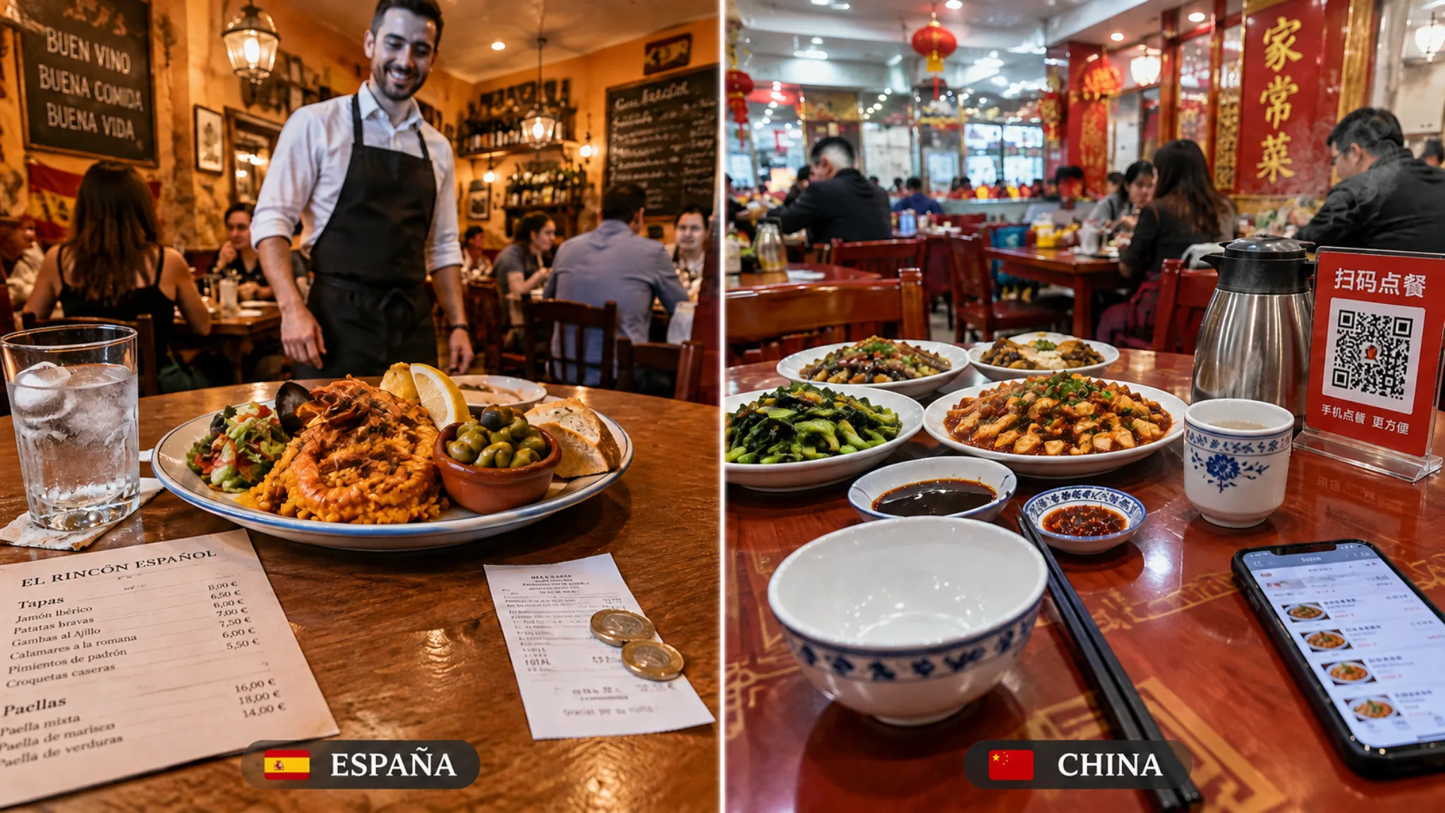 China vs España: 9 diferencias cotidianas que sorprenden a un turista