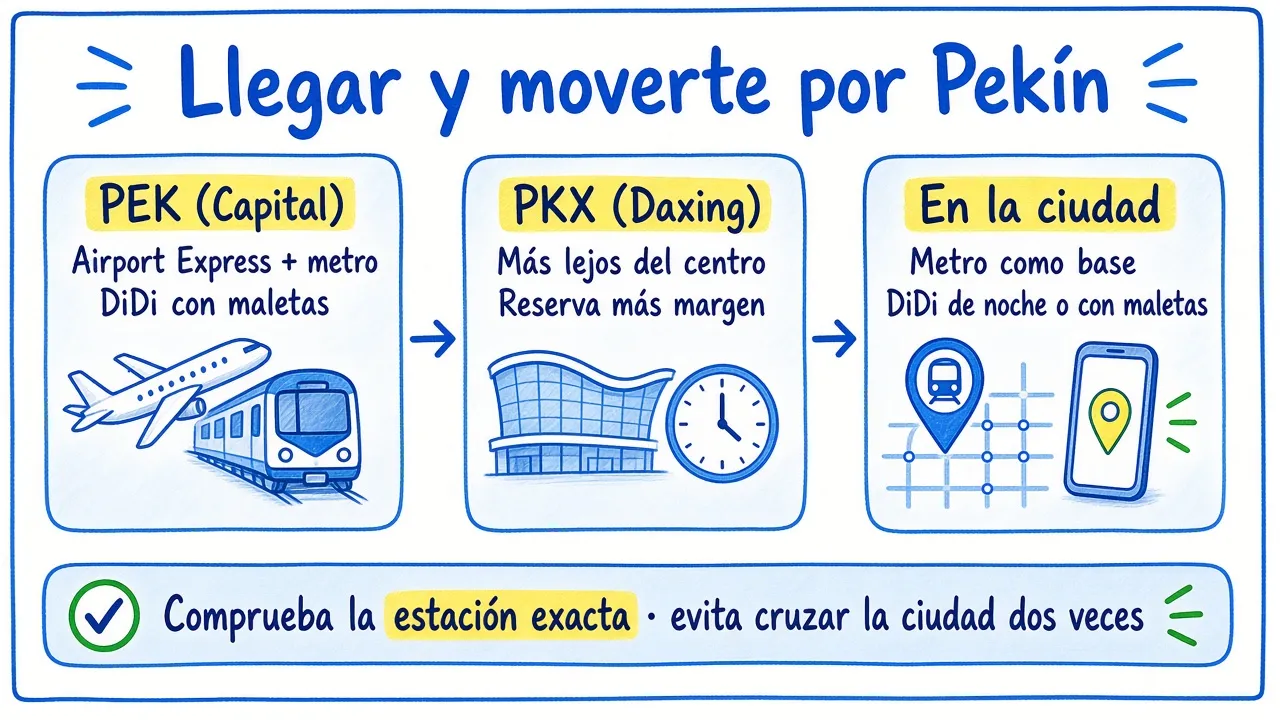 Cómo llegar a Pekín y moverse por la ciudad